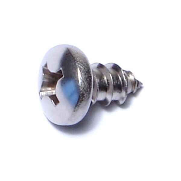 Midwest Fastener Sheet Metal Screw, #14 x 1/2 in, 18-8 Stainless Steel Pan Head Phillips Drive, 50 PK 53569 - main